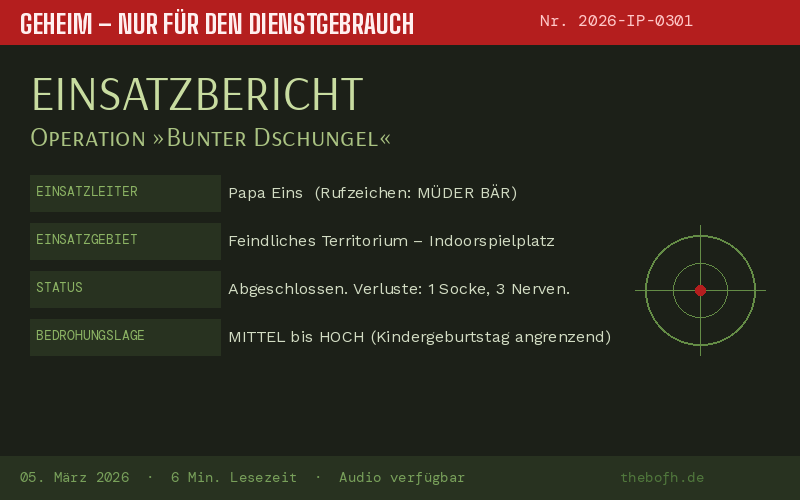 Einsatzbericht: Operation „Bunter Dschungel“